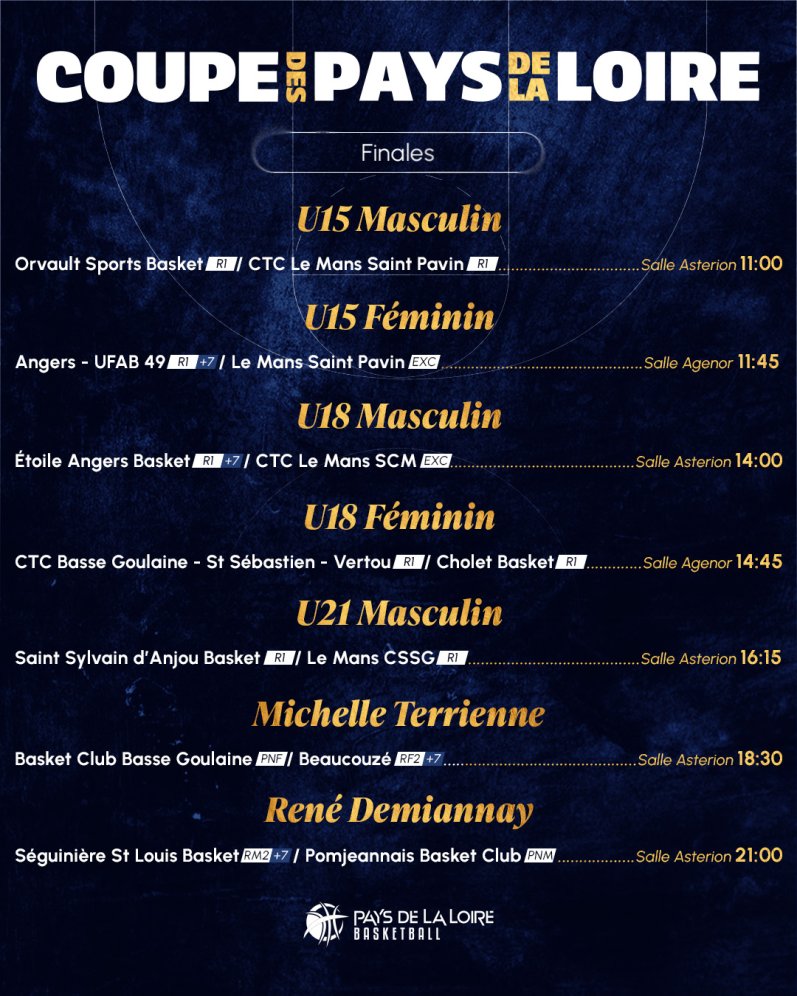 PROGRAMME COUPE PDL